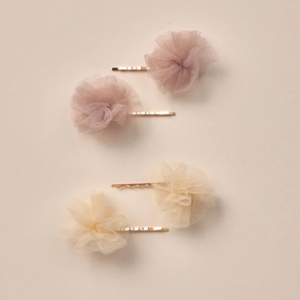 Noralee Pom Pom Pins Champagne + Rose